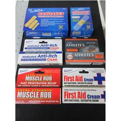 New First Aid Lot / Bandages / creams / great value