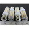 Image 1 : 4 New 69 LED Cobb Lightbulbs  warm white good for livingroom/bedroom