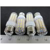 Image 1 : 4 New 69 LED Cobb Lightbulbs  warm white good for livingroom/bedroom