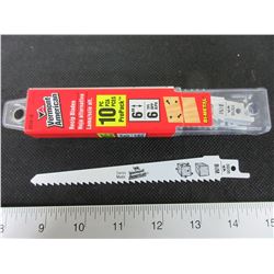 Pack of 10 New Recip/Sawsall Blades Vermont American Swiss Made