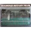 Image 1 : New 20 Piece Diamond Rotary Files with case / 1/8th collet