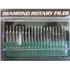 Image 1 : New 20 Piece Diamond Rotary Files with case / 1/8th collet