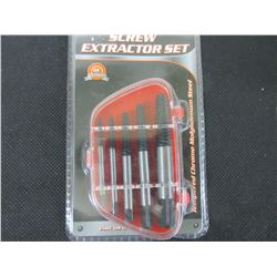 New Screw Extractor set 5 piece with case