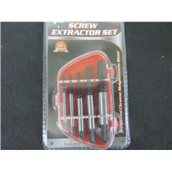 New Screw Extractor set 5 piece with case