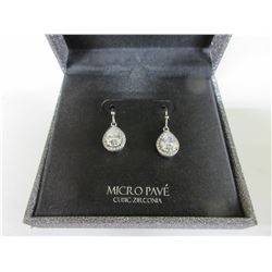 New Micro Pave' Cubic Zirconia Earings