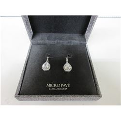 New Micro Pave' Cubic Zirconia Earings