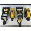 Image 1 : 2 New Cat Premium Ratchet Straps 16ft 3000lb break strength