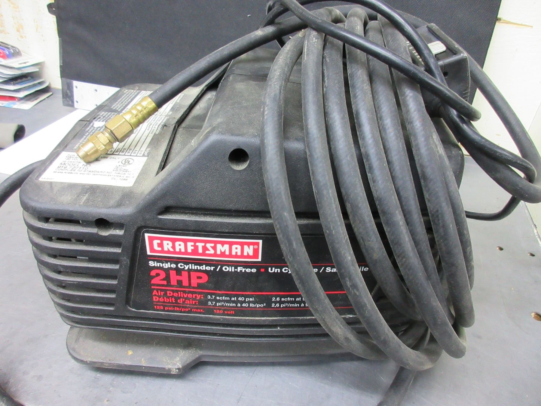 Craftsman 2 HP Air Compressor