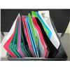 Image 1 : Box full of 3 hole portfolio folders and binder