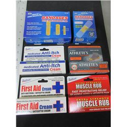 Large First Aid Bundle / Bandages & Creams /  Huge value lot