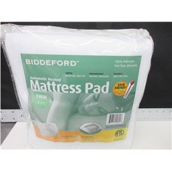 New TWIN Automatic Heated Mattress Pad auto shut off machine wash/dry