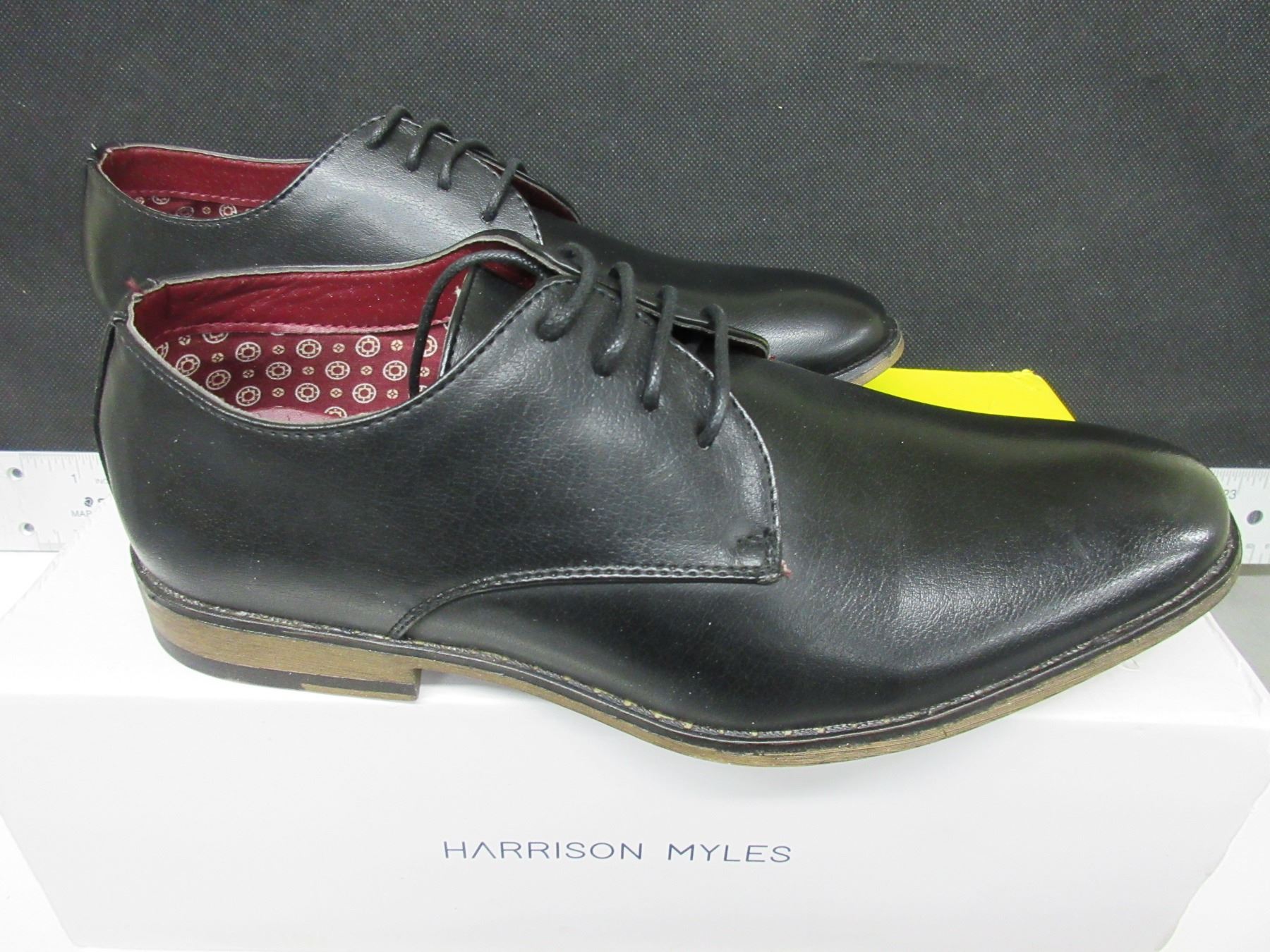 New Mens Harrison Myles Dress Shoes size 7 black