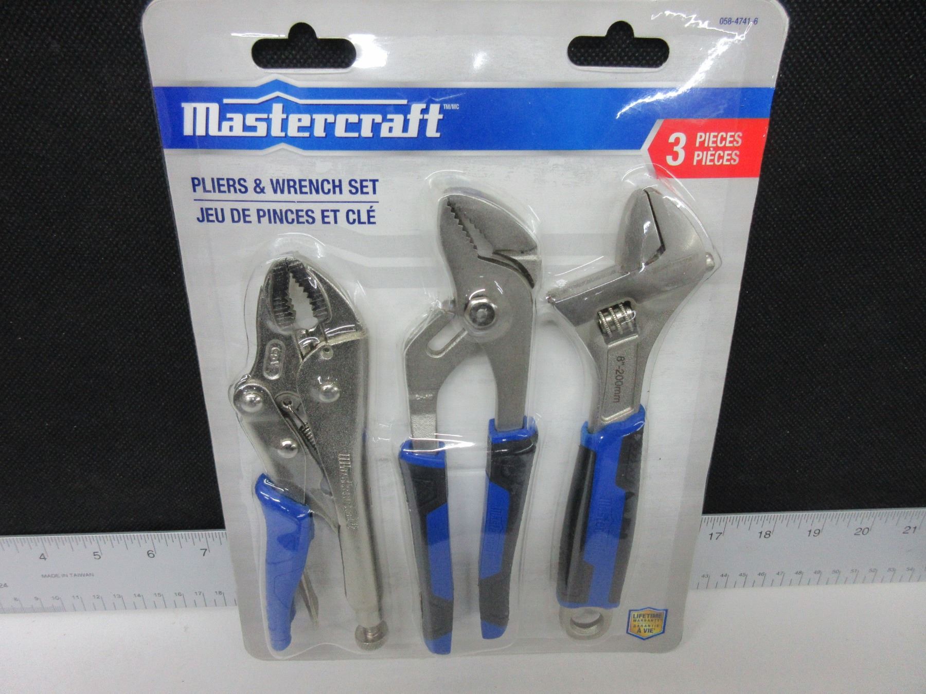 New Mastercraft 3 piece pliers set