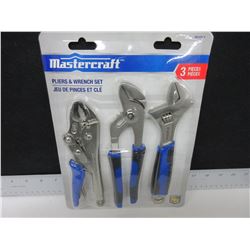 New Mastercraft 3 piece pliers set
