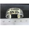 Image 1 : WOW! 38g Solid Sterling West Coast Naitive Bangle / fantastic piece