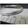 Image 3 : Sterling Silver 925 Bangle with safety chain