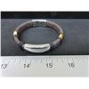 Image 1 : INOX Leather & Stainless Steel Bracelet