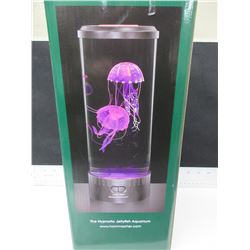 New Jellyfish Aquarium LED Lighted desktop aquarium / 2 synthetic Jellyfish