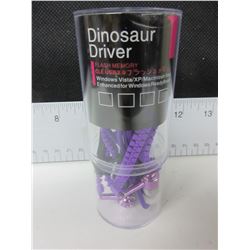 New DinoSaur Driver Zippered Headphones / Purple
