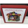 Image 1 : Santa's Wonderland Light up Frame 4 x 6" for your Santa Picture