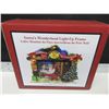 Image 1 : Santa's Wonderland Light up Frame 4 x 6" for your Santa Picture