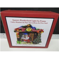 Santa's Wonderland Light up Frame 4 x 6" for your Santa Picture
