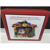 Image 1 : Santa's Wonderland Light up Frame 4 x 6" for your Santa Picture