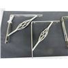 Image 3 : 4 New Shelf Brackets 7" x 8"