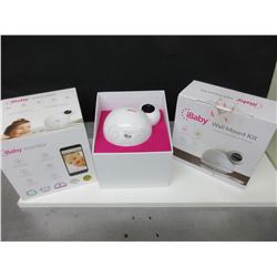 I Baby Monitor & Wall mount kit crystal clear with night vision LED