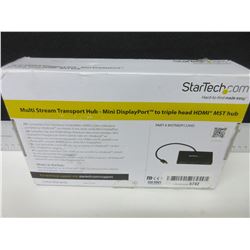 Star Tech Multi Stream Transport Hub/Mini Display Port to tripple head hdmi