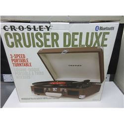 Crosley Cruiser Deluxe 3-speed portable Turntable / Bluetooth