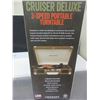 Image 2 : Crosley Cruiser Deluxe 3-speed portable Turntable / Bluetooth