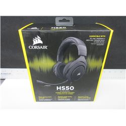 Corsair HS50 Stereo Gaming Headset / plush memory foam ear pads