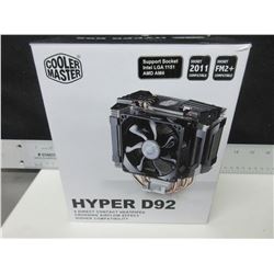 Cooler Master Hyper  D92 4 Direct contact Heatpipes / crossing airflow
