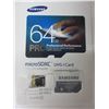 Image 1 : Samsung 64gb Pro Micro SDXC with sd adaptor read 90mb/s - write 80mb/s