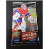 Image 1 : 2015/16 Upper Deck series one Hockey Cards / 1 pack of 8 cards sealed