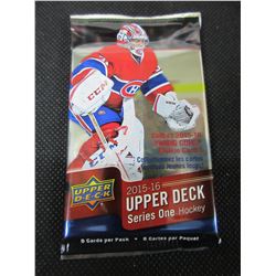 2015/16 Upper Deck series one Hockey Cards / 1 pack of 8 cards sealed