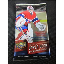 2015/16 Upper Deck series one Hockey Cards / 1 pack of 8 cards sealed