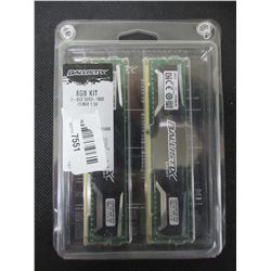 Crucial Ballistix 8gb Memory Kit DDR3 - 1600 / 2 X 4GB