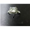 Image 2 : Micro Pav'E 1ct Princess cut Cubic Zirconia Ring size 9/ makes a great gift