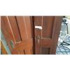 Image 2 : PAIR OF ECENTRIC ANTIQUE PANNELLED PASSAGE DOORS