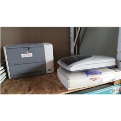 HP LASER JET AND TWO SCANNERS