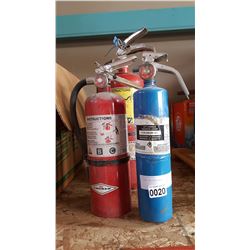 3 FIRE EXTINGUISHERS