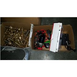 TWO BOXES TOOLS AND ESTATE GOODS