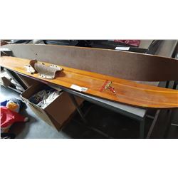 VINTAGE WOOD BO MARINE WATER SKIS