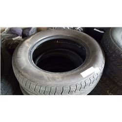 SET OF FOUR PIRELLI P225 60R16 INCH TIRES AT 65 PER CENT