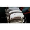 Image 2 : FOUR WHITE FOLDING PATIO CHAIRS