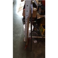 WRECKING BAR AND PICK-AXE
