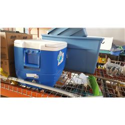 IGLOO COOLER AND RAZOR SCOOTER
