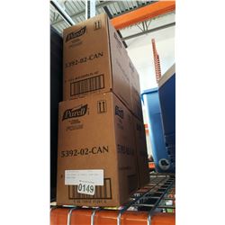 FOUR BOXES OF PURELL FOAM HAND SANITIZER